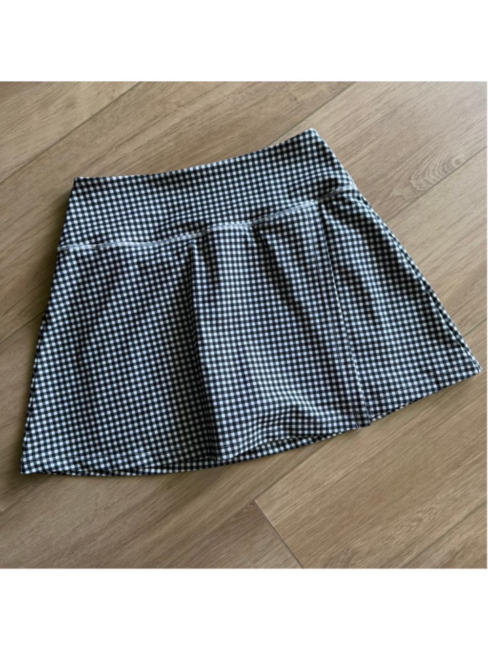 Abercrombie & Fitch YPB SculptLUX Gingham Athletic Skort sz M - Picture 5 of 8